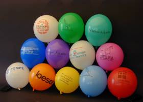 Luftballon inkl. 1-farbigem, einseitigem Druck - Bild vergrern
