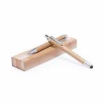 Bambus Schreibset Kukelschreiber, Bleistift Artikel-Nr. (2526299)