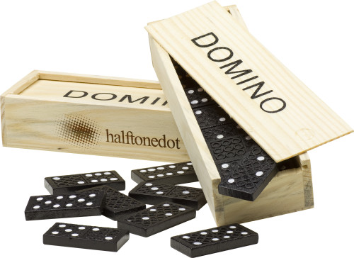 Domino-Spiel in Holzbox Artikel-Nr. (2546)