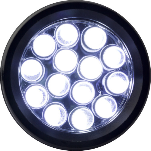 LED-Lampe aus Metall, 14 LEDs und Handschlaufe,... Artikel-Nr. (4837)