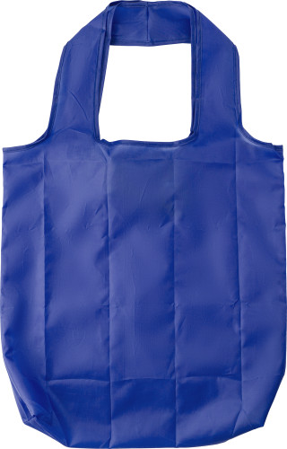 Einkaufstasche aus Polyester (190T), mit langen Henkeln, verwandelbar in Mini-Taschen-Format, mit Kunststoff-Karabinerhaken. - Bild vergrößern