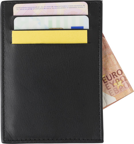 Kreditkartenbörse aus Spaltleder, mit... Artikel-Nr. (8058)