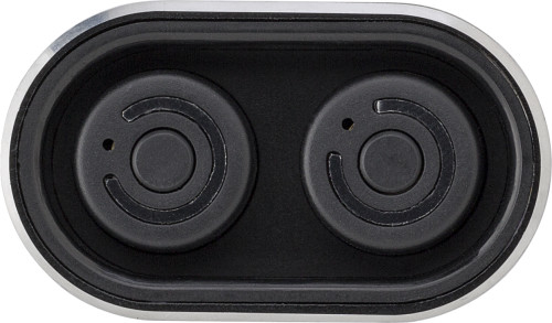 Powerbank 'Listen Up' mit zwei Wireless-Kopfhörern... Artikel-Nr. (8163)