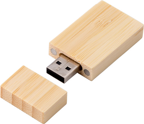 USB-Stick (2.0) aus Bambus (32GB). Zzgl.... Artikel-Nr. (9283)