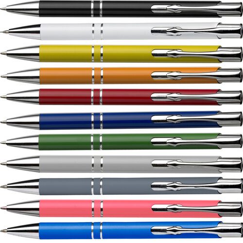 Kugelschreiber aus Aluminium, farbig... Artikel-Nr. (3444)