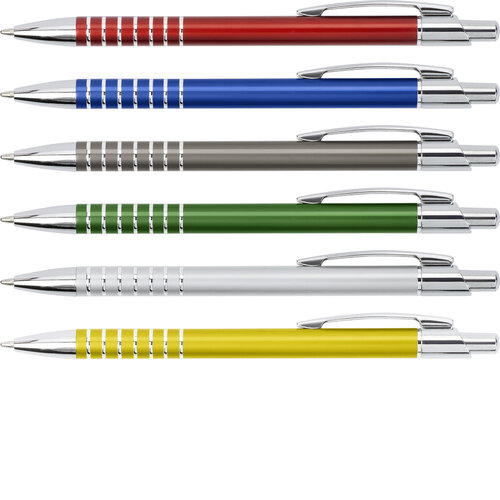 Kugelschreiber aus Aluminium, mit Metall-Clip,... Artikel-Nr. (3808)