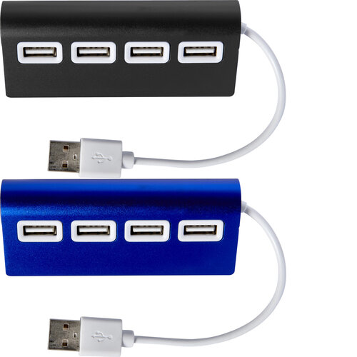 USB-Hub aus Aluminium mit 4 USB (2.0)... Artikel-Nr. (7737)