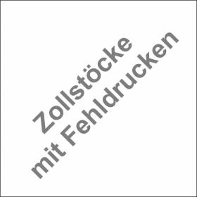 Holzgliedermaßstab 2 m, mit Fehldrucken - Bild vergrern