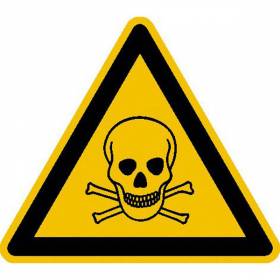 Warnung vor giftigen Stoffen - Bild vergrern