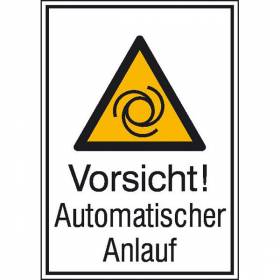 Vorsicht! Automatischer Anlauf - Bild vergrern