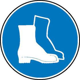 Fußschutz benutzen - Bild vergrern