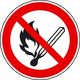 Feuer, offenes Licht und Rauchen verboten - Bild vergrern