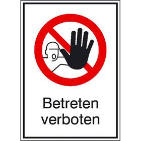 Betreten verboten - Bild vergrern