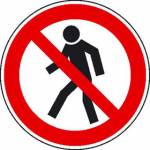 Für Fußgänger verboten Artikel-Nr. (2100815)