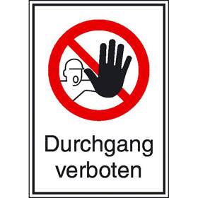 Durchgang verboten - Bild vergrern