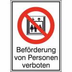 Beförderung von Personen verboten Artikel-Nr. (2101058)