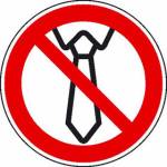 Bedienung mit Krawatte verboten Artikel-Nr. (2100472)