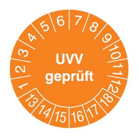 UVV geprüft in Jahresfarbe - Bild vergrern