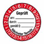 Prüfplakette Geprüft am ... Artikel-Nr. (3003697)