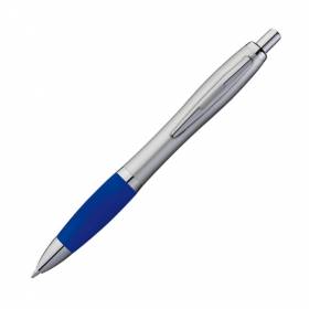 Kugelschreiber silber blau inkl. Druck - Bild vergrern