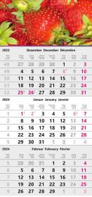 3-Monatskalender 2024 Standard II - Bild vergrern